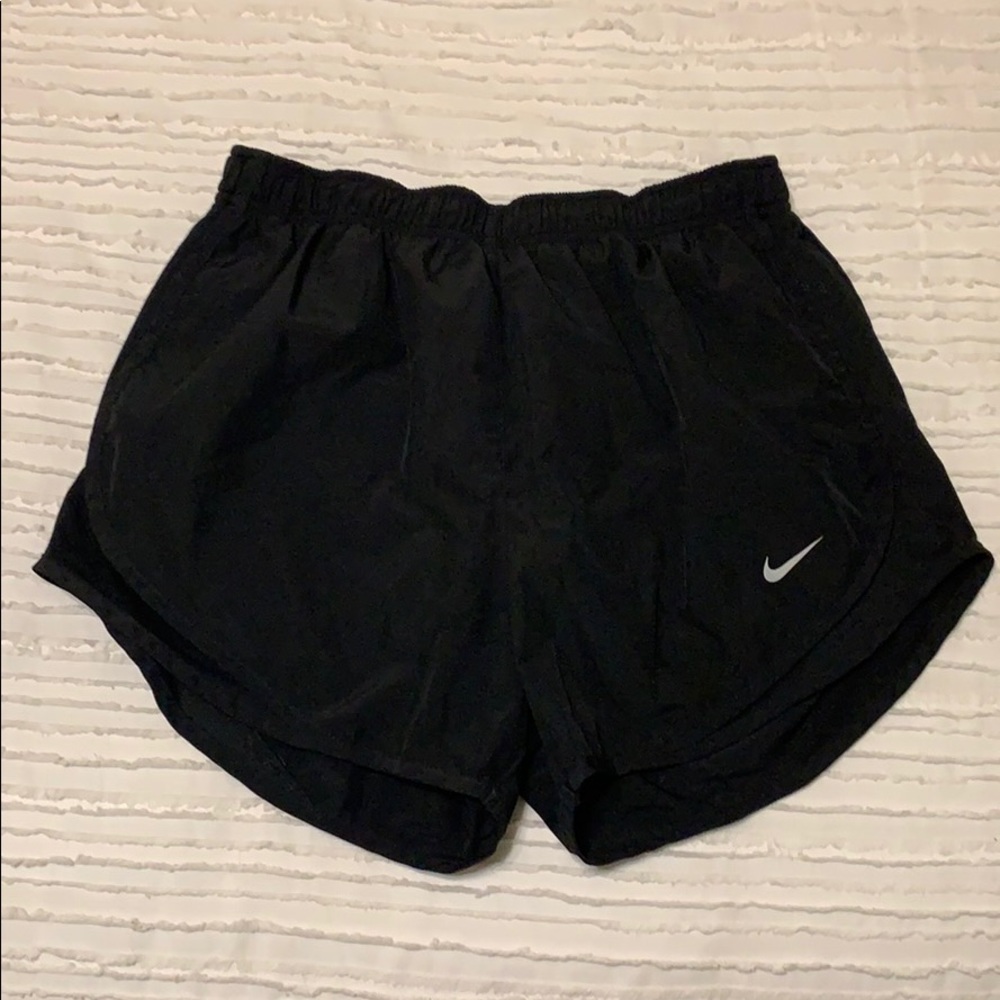 Solid Black Nike Shorts